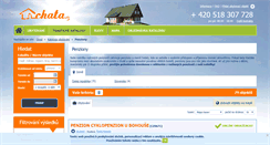 Desktop Screenshot of penziony.chata.cz