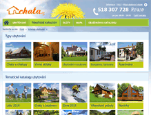Tablet Screenshot of bazeny.chata.cz